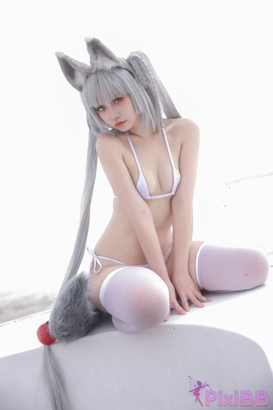 Cosplayer G44 wont get hurt azur lane morning calm swimsuit PixiBB.COM 015