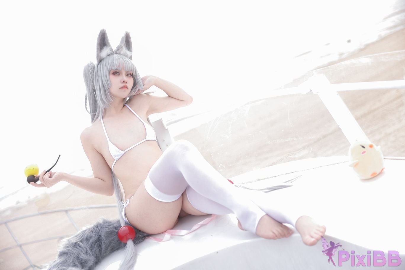 Cosplayer G44 wont get hurt azur lane morning calm swimsuit PixiBB.COM 017