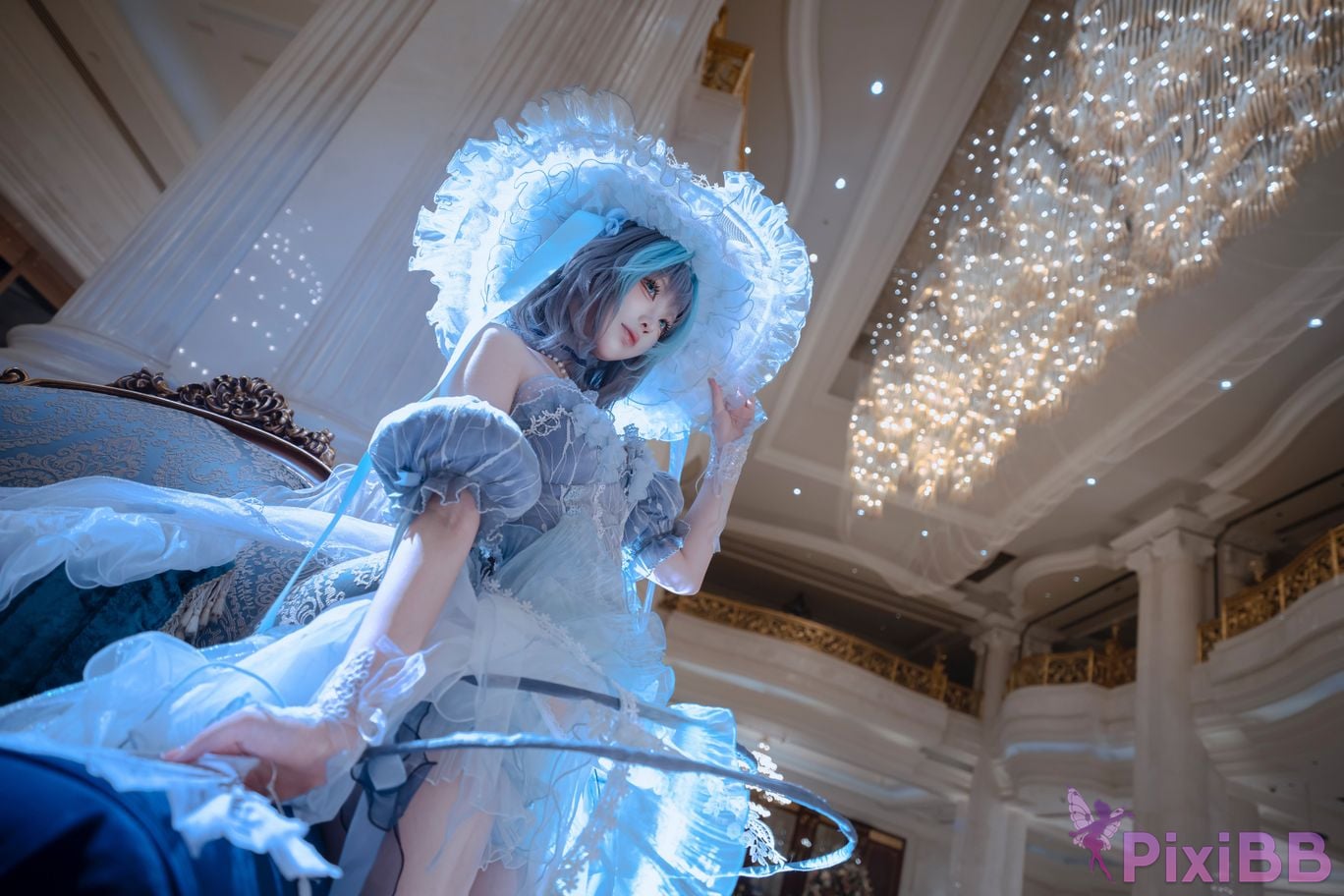 Cosplayer Tsuki Yueyin Cheshire scrapped manuscript PixiBB.COM 015