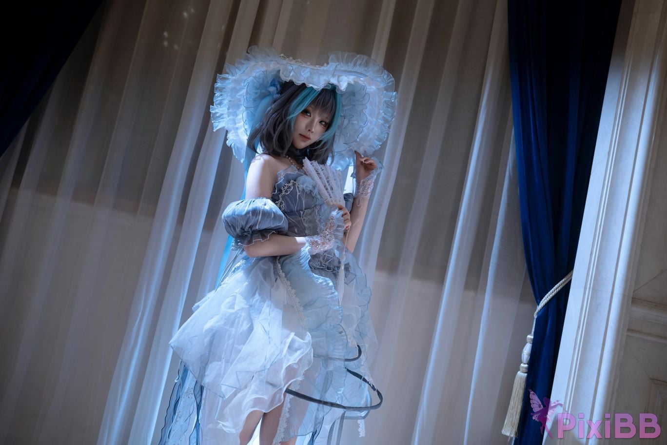 Cosplayer Tsuki Yueyin Cheshire scrapped manuscript PixiBB.COM 020