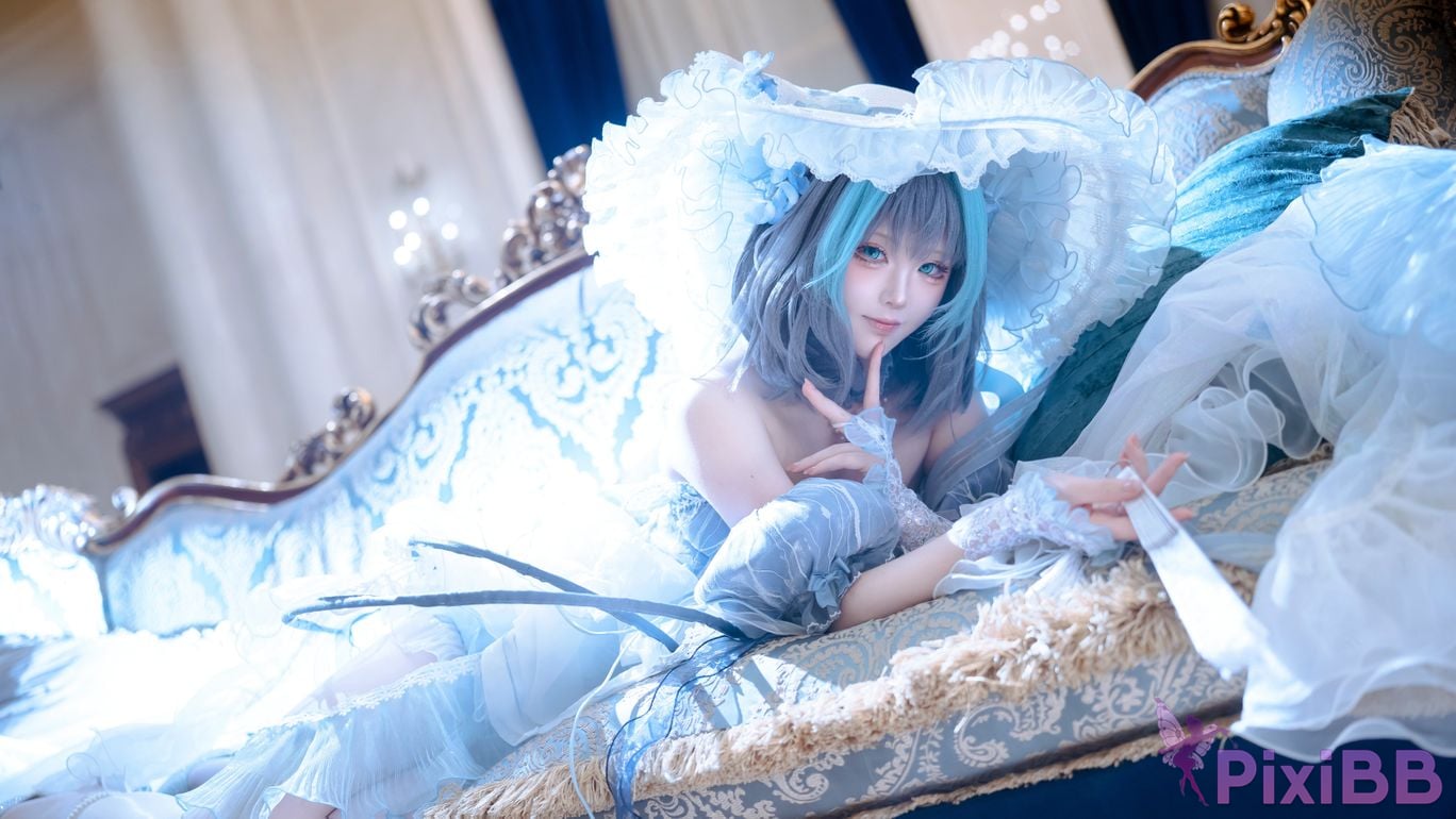 Cosplayer Tsuki Yueyin Cheshire scrapped manuscript PixiBB.COM 021