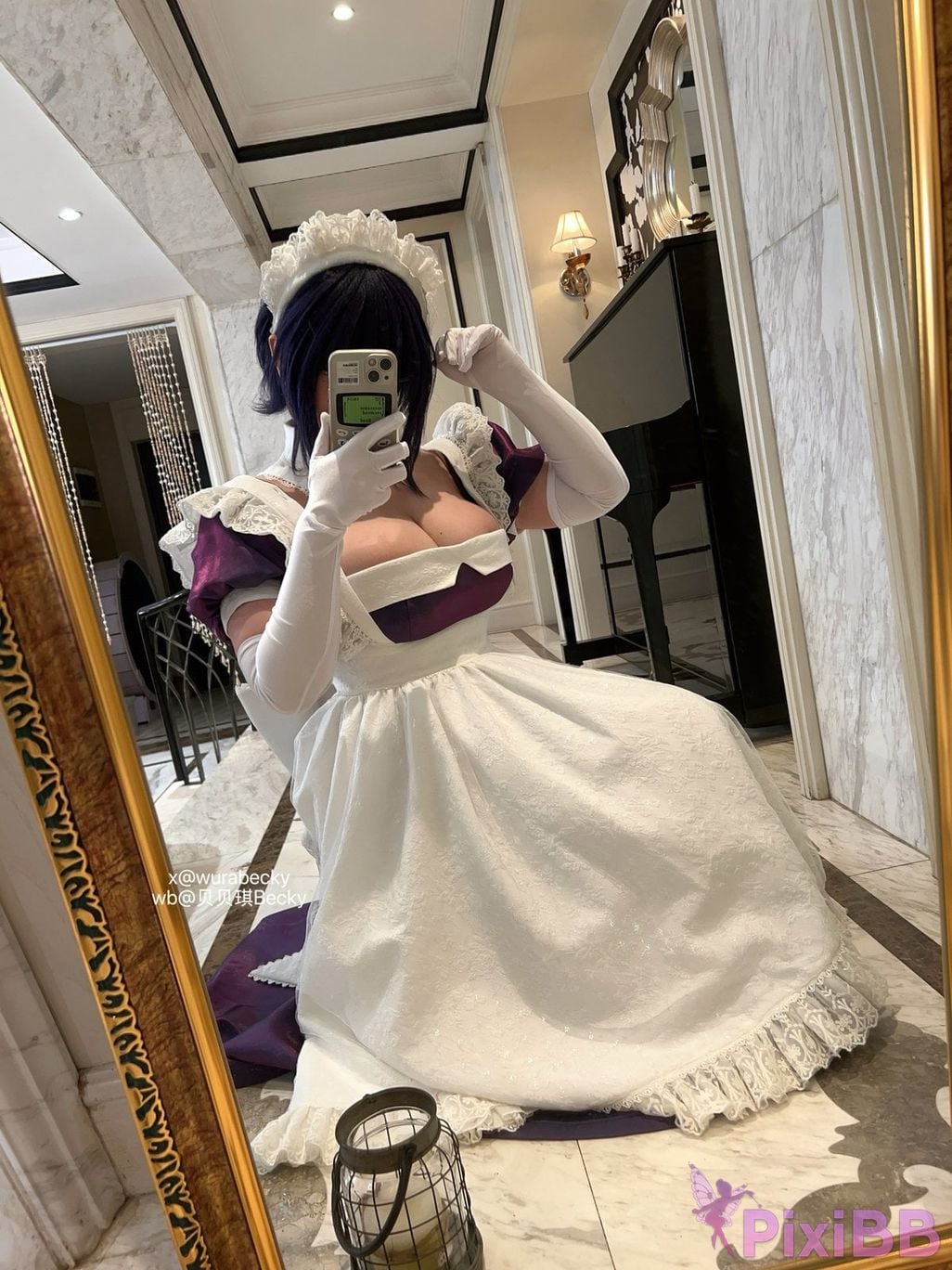 Cosplayer Bebeqi Becky The maid I hired recently is a little weird Lilith PixiBB.COM 002
