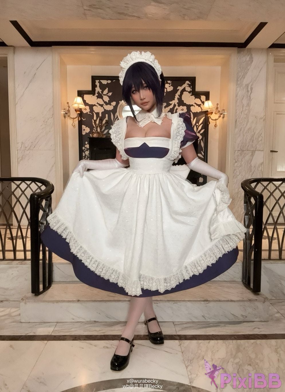 Cosplayer Bebeqi Becky The maid I hired recently is a little weird Lilith PixiBB.COM 008