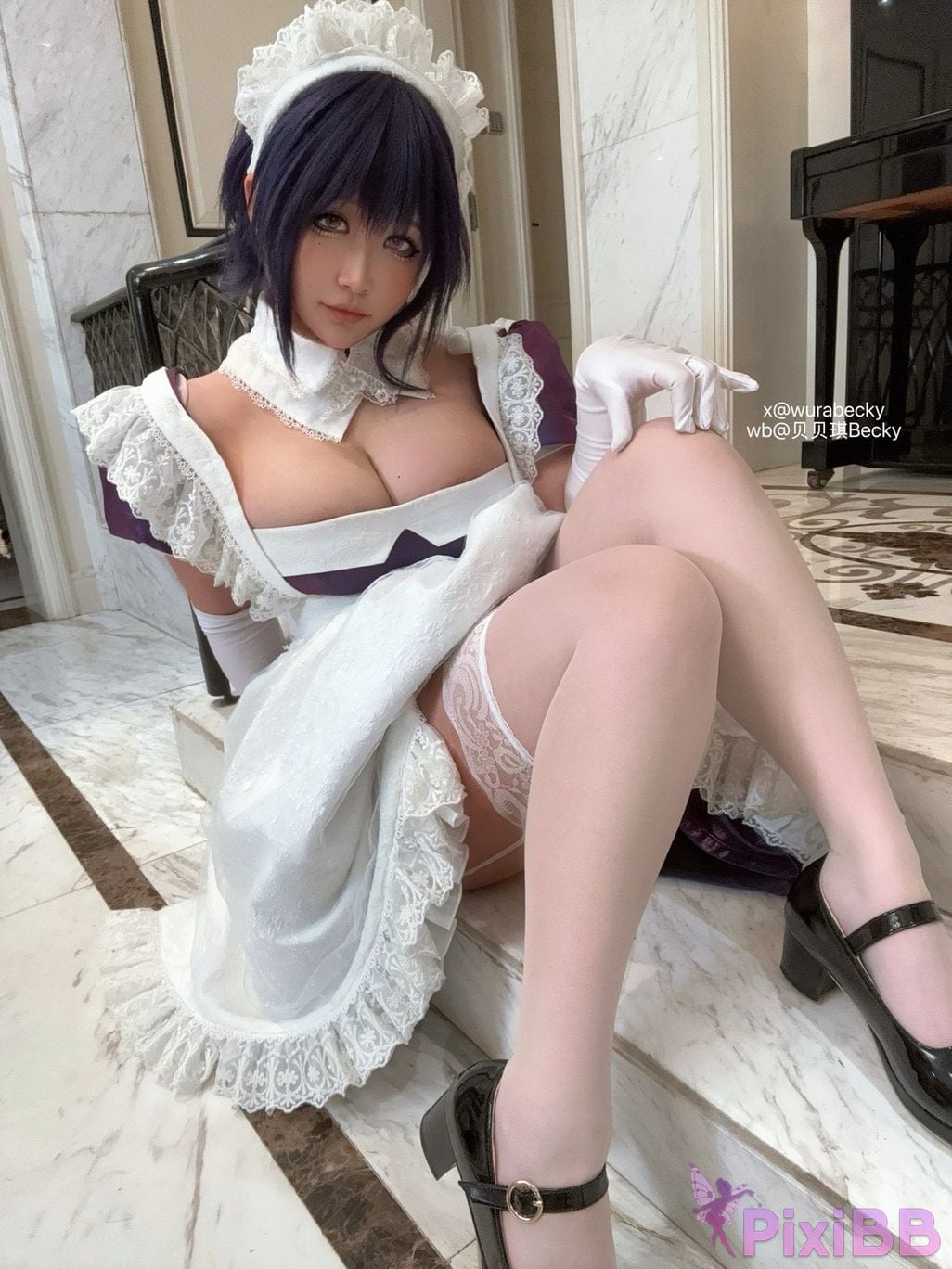 Cosplayer Bebeqi Becky The maid I hired recently is a little weird Lilith PixiBB.COM 010
