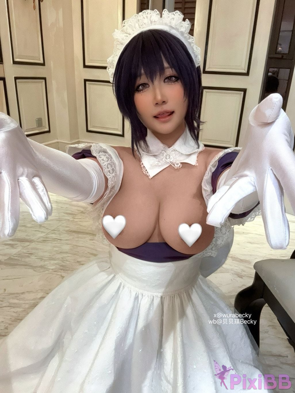 Cosplayer Bebeqi Becky The maid I hired recently is a little weird Lilith PixiBB.COM 024