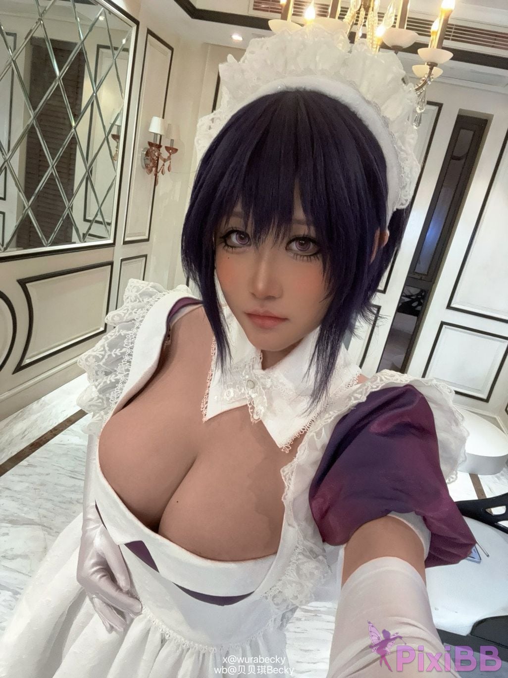 Cosplayer Bebeqi Becky The maid I hired recently is a little weird Lilith PixiBB.COM 031