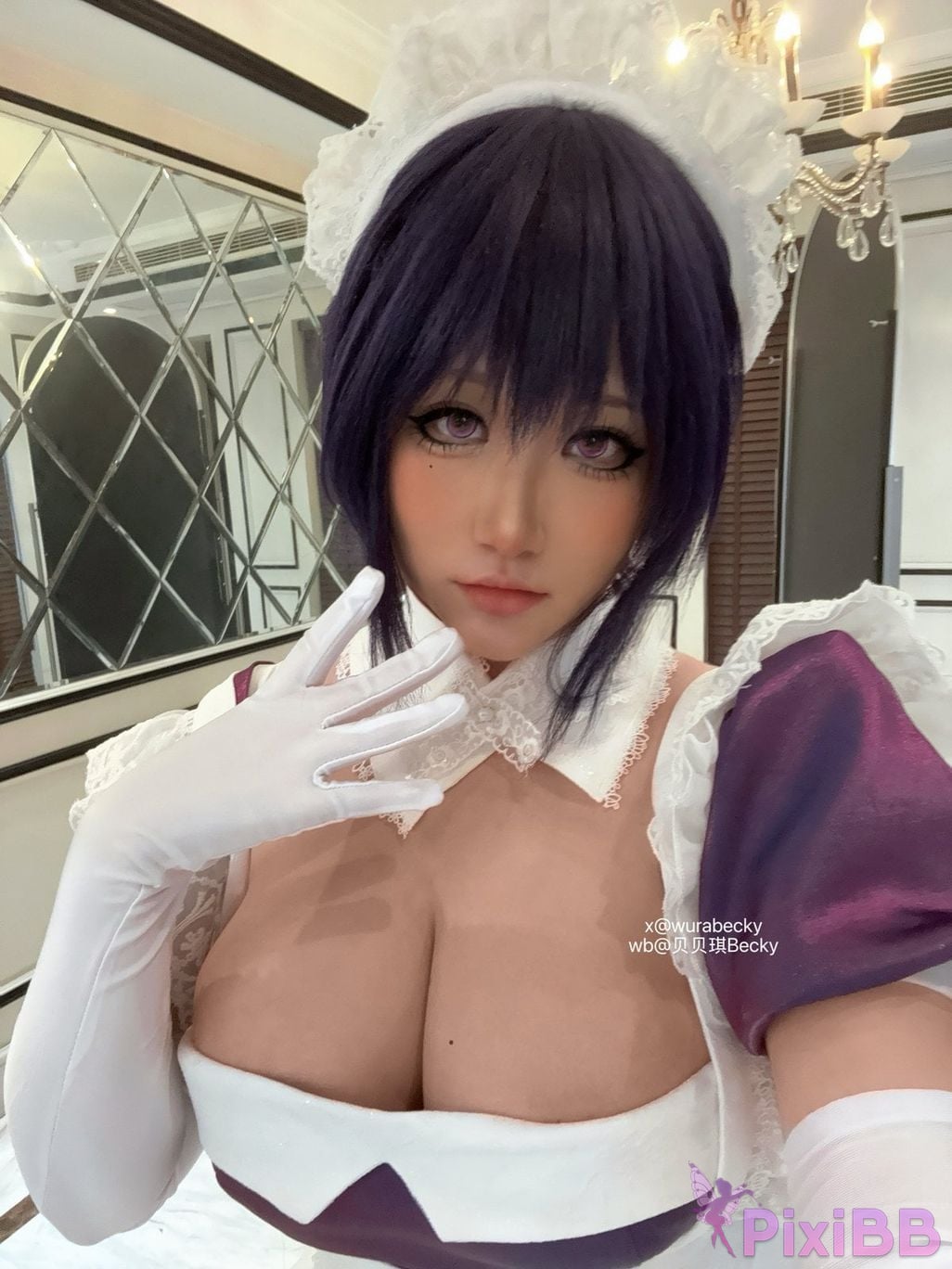Cosplayer Bebeqi Becky The maid I hired recently is a little weird Lilith PixiBB.COM 032