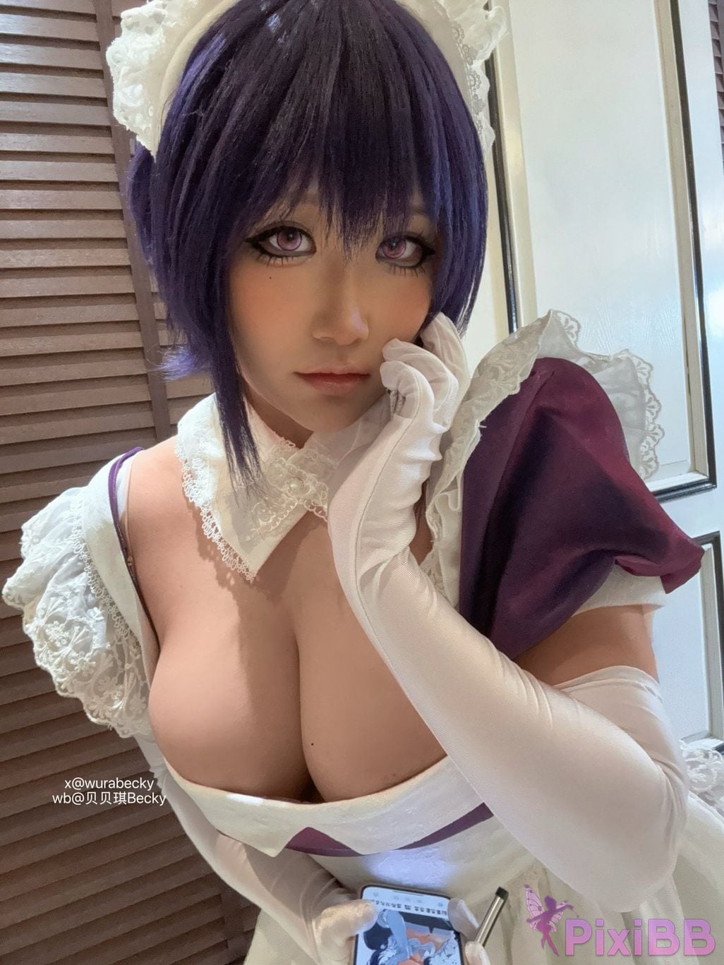 Cosplayer Bebeqi Becky The maid I hired recently is a little weird Lilith PixiBB.COM 034