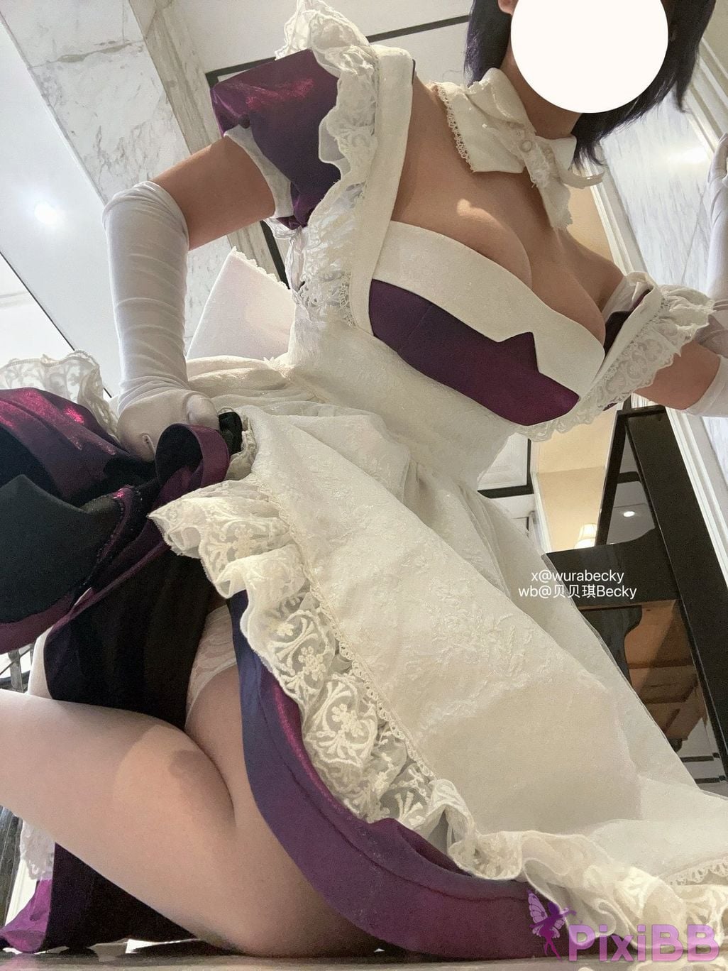 Cosplayer Bebeqi Becky The maid I hired recently is a little weird Lilith PixiBB.COM 040