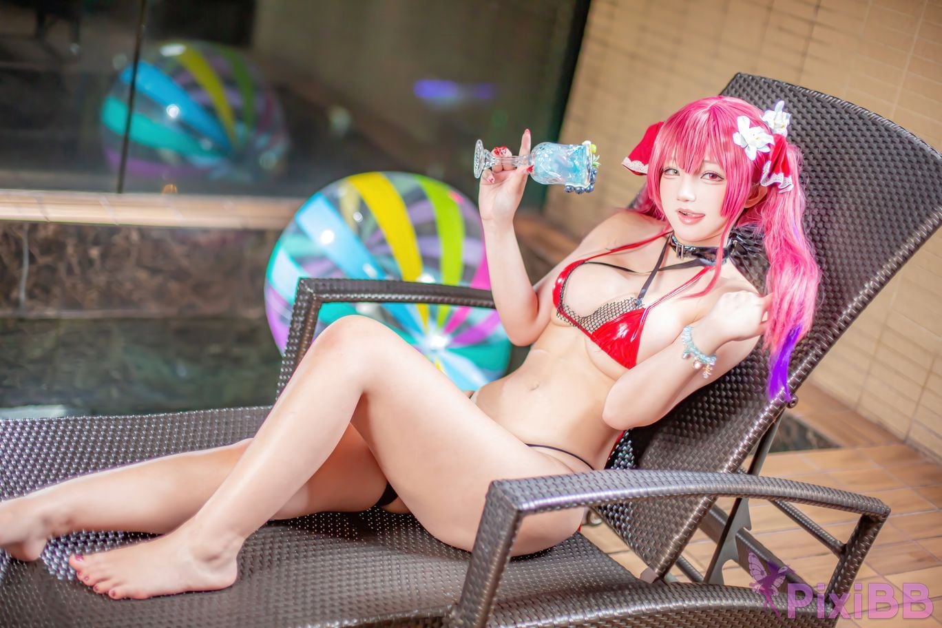 Cosplayer Rosewood Hanari Baozhong Malin PixiBB.COM 001