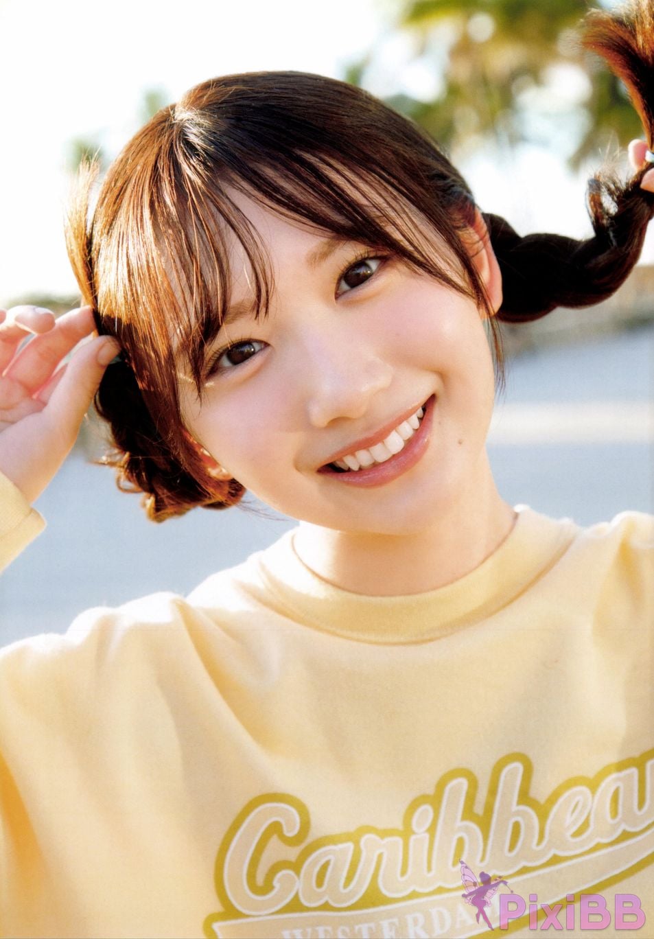 Japanese Idol Kaho Fujishima Hinatazaka 46 1st photo collection fruit stride PixiBB.COM 006