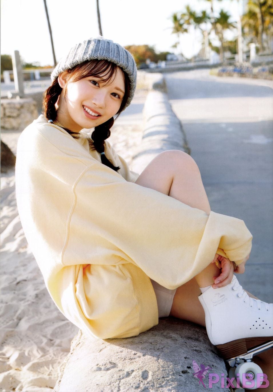 Japanese Idol Kaho Fujishima Hinatazaka 46 1st photo collection fruit stride PixiBB.COM 008