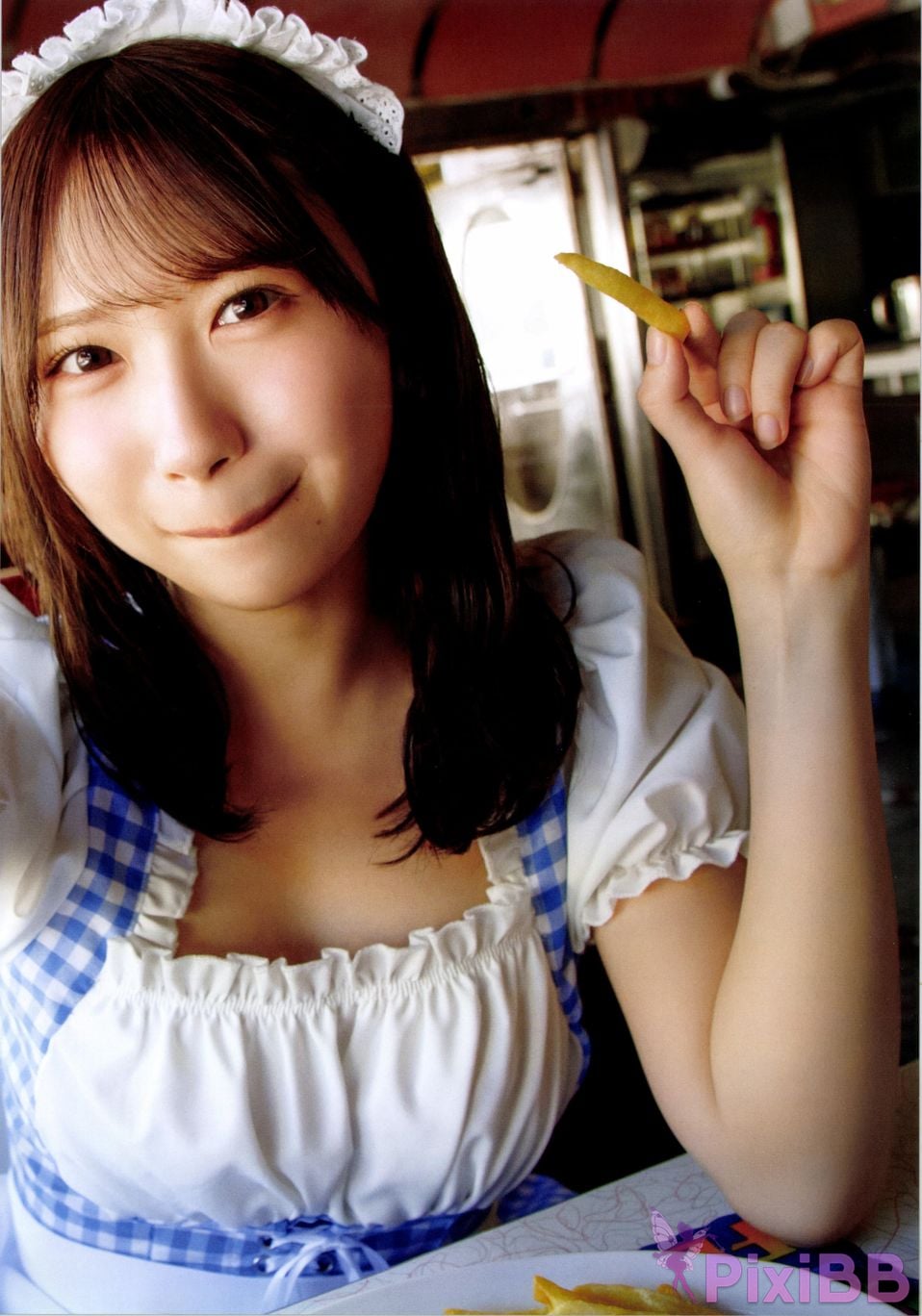 Japanese Idol Kaho Fujishima Hinatazaka 46 1st photo collection fruit stride PixiBB.COM 045