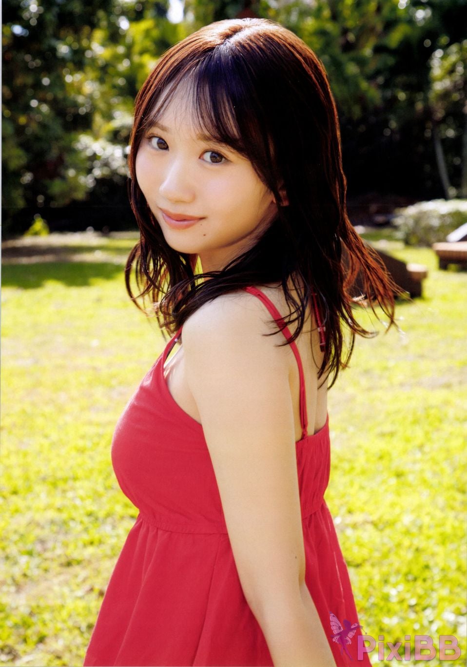 Japanese Idol Kaho Fujishima Hinatazaka 46 1st photo collection fruit stride PixiBB.COM 067