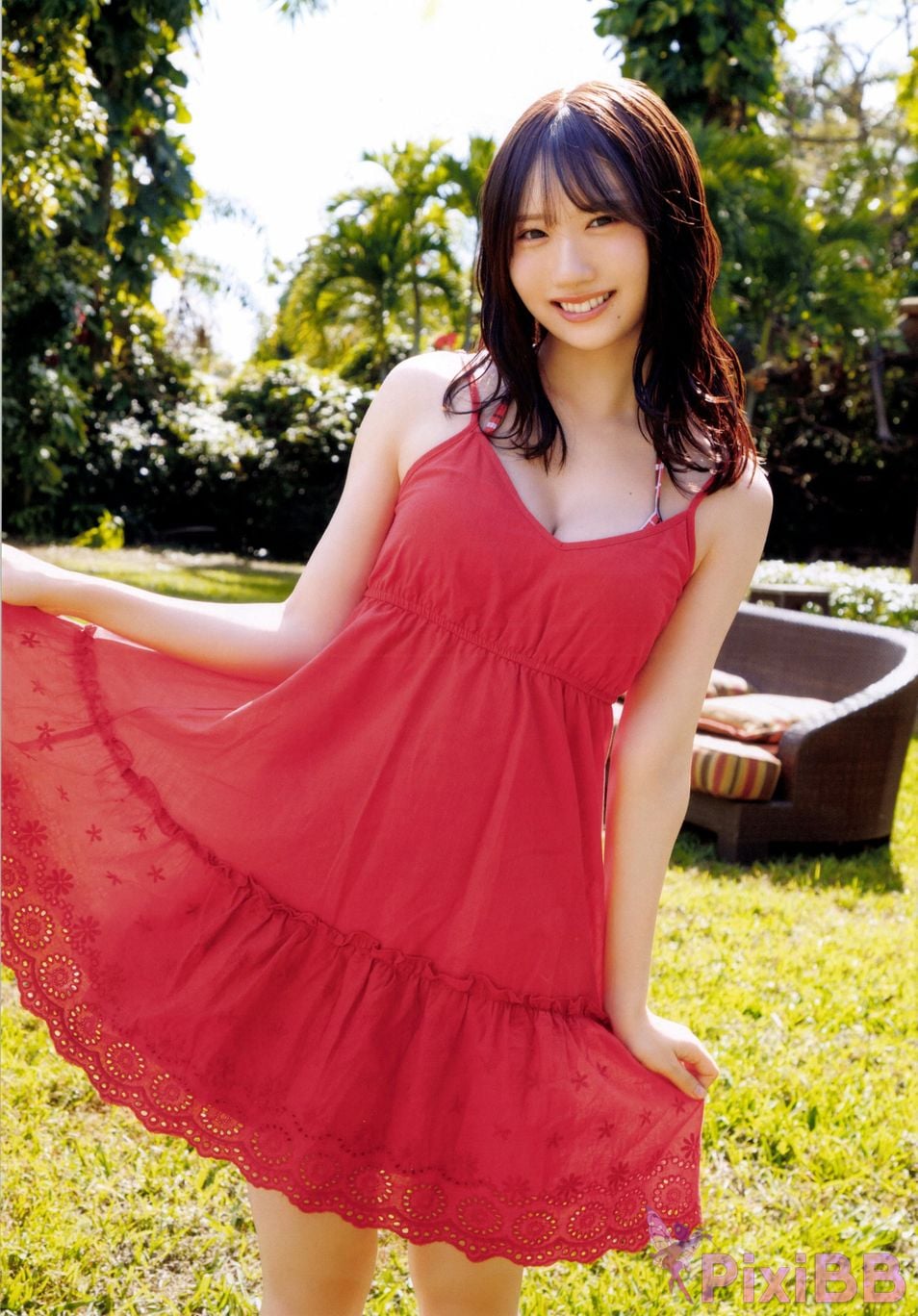 Japanese Idol Kaho Fujishima Hinatazaka 46 1st photo collection fruit stride PixiBB.COM 068