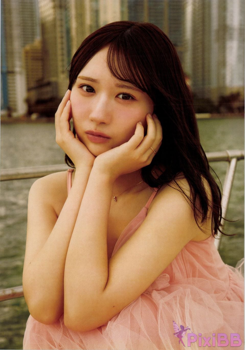 Japanese Idol Kaho Fujishima Hinatazaka 46 1st photo collection fruit stride PixiBB.COM 077