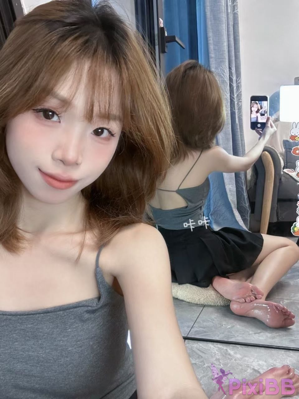 OtherXXX Kaka Douyin contrast foot control loli Large collection of silk views PixiBB.COM 040