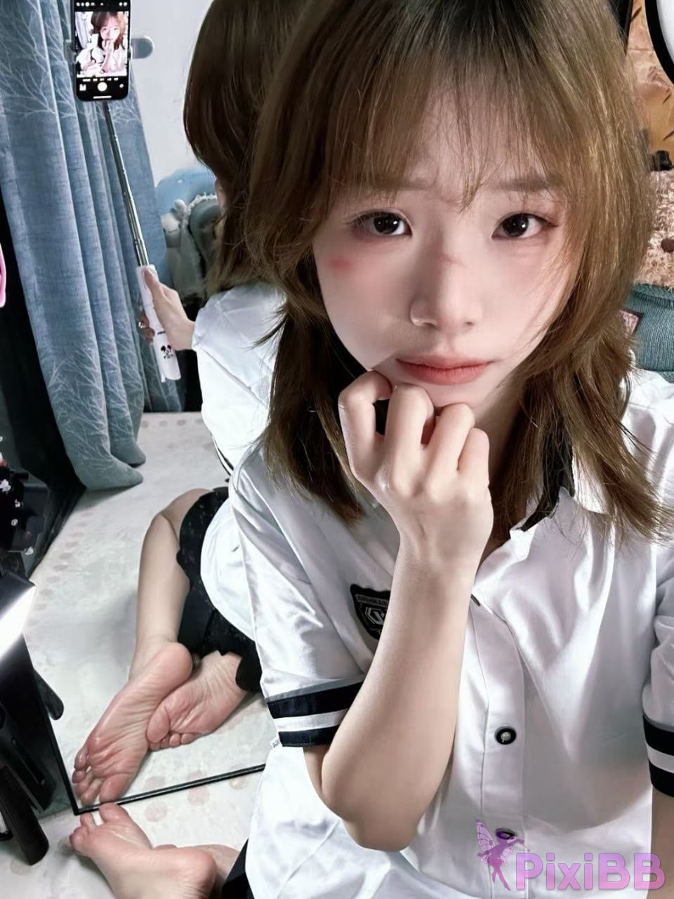 OtherXXX Kaka Douyin contrast foot control loli Large collection of silk views PixiBB.COM 046