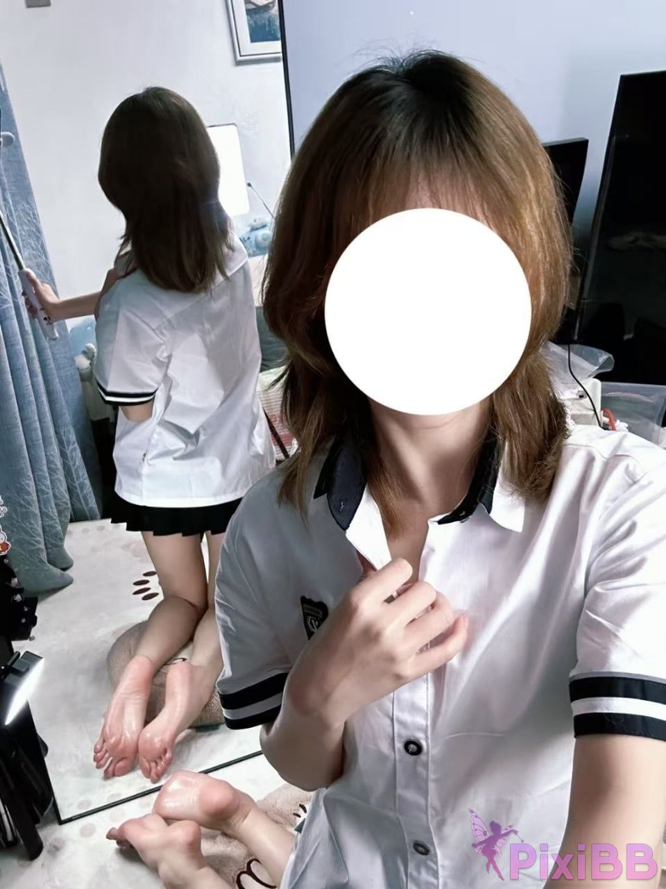 OtherXXX Kaka Douyin contrast foot control loli Large collection of silk views PixiBB.COM 061