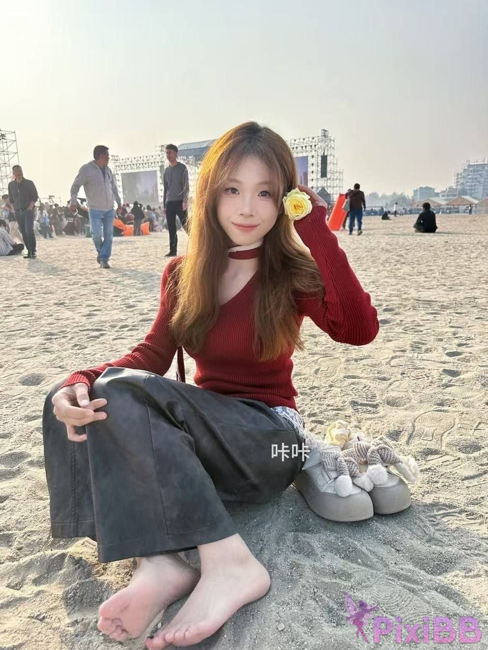 OtherXXX Kaka Douyin contrast foot control loli Large collection of silk views PixiBB.COM 127