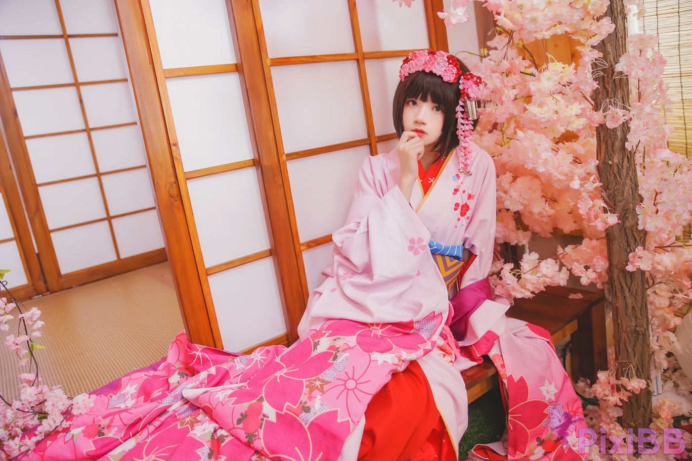 Coser Cherry neko Vol.032 PixiBB.COM 011