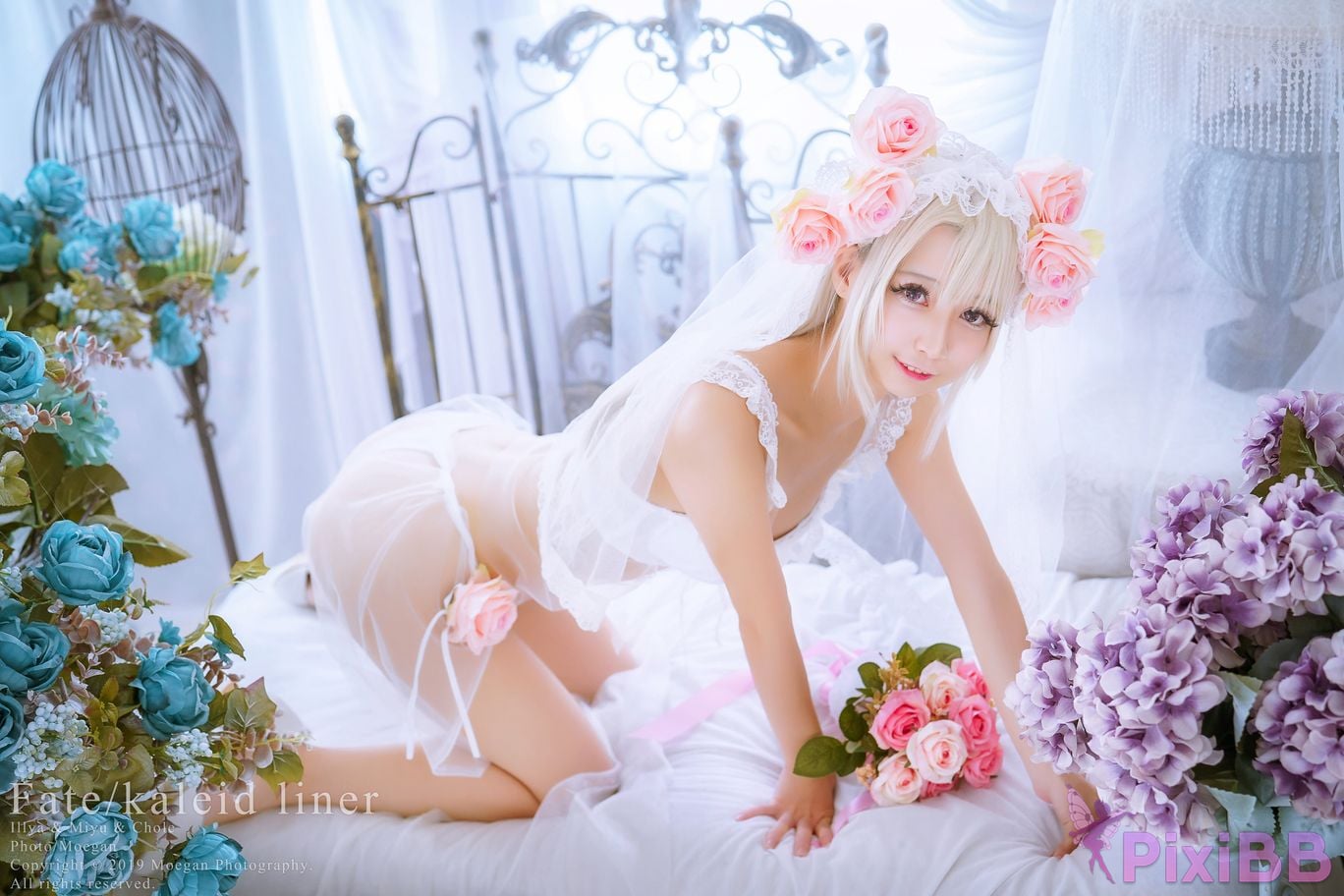 Coser Rinka and Yakira and Oni Hime Wedding Bikini ver. Fate kaleid liner PixiBB.COM 010