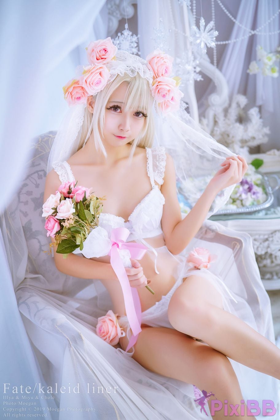Coser Rinka and Yakira and Oni Hime Wedding Bikini ver. Fate kaleid liner PixiBB.COM 011