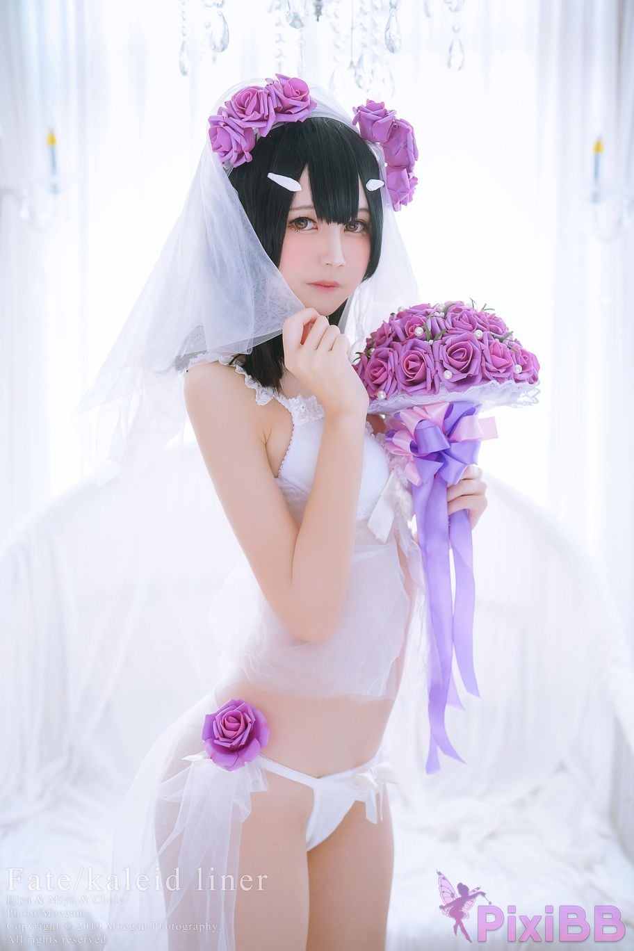 Coser Rinka and Yakira and Oni Hime Wedding Bikini ver. Fate kaleid liner PixiBB.COM 013