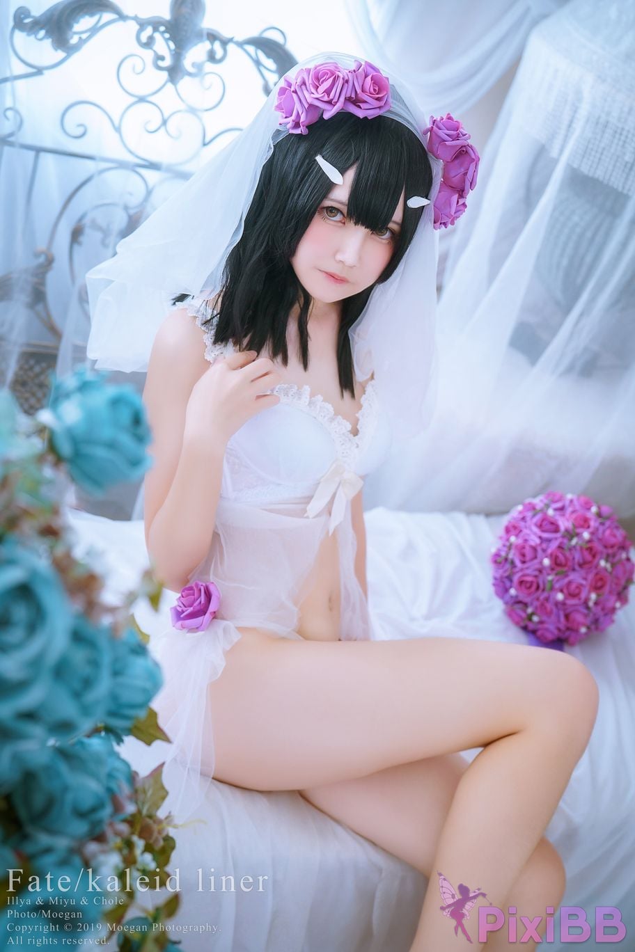 Coser Rinka and Yakira and Oni Hime Wedding Bikini ver. Fate kaleid liner PixiBB.COM 014