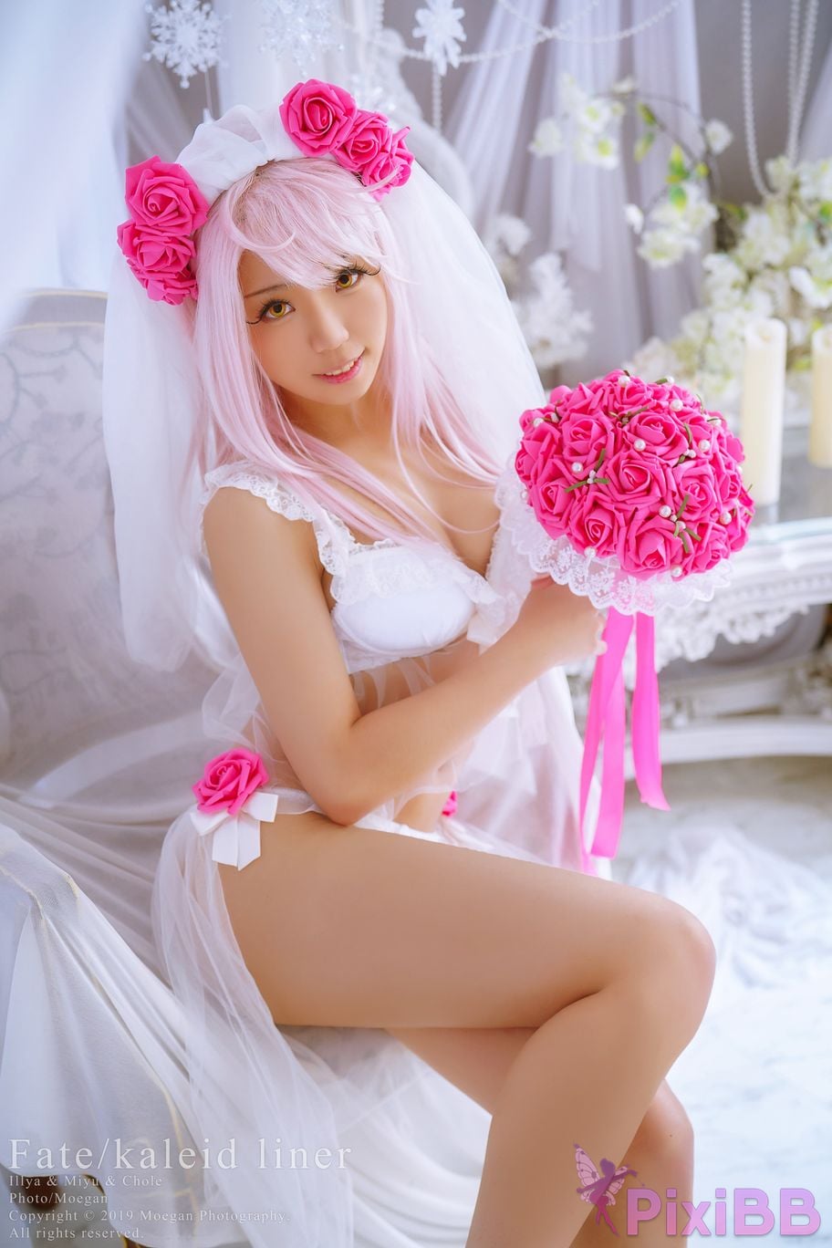 Coser Rinka and Yakira and Oni Hime Wedding Bikini ver. Fate kaleid liner PixiBB.COM 015