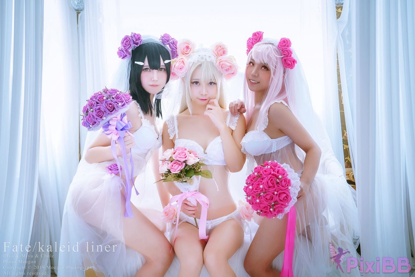 Coser Rinka and Yakira and Oni Hime Wedding Bikini ver. Fate kaleid liner PixiBB.COM 019