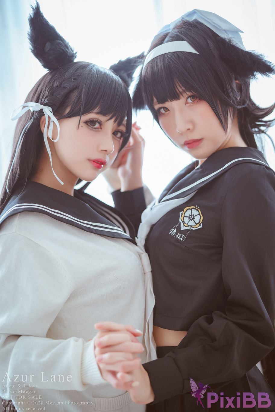 Coser Rinka and Shiina Kurumi Azur Lane Sailor Suit PixiBB.COM 003