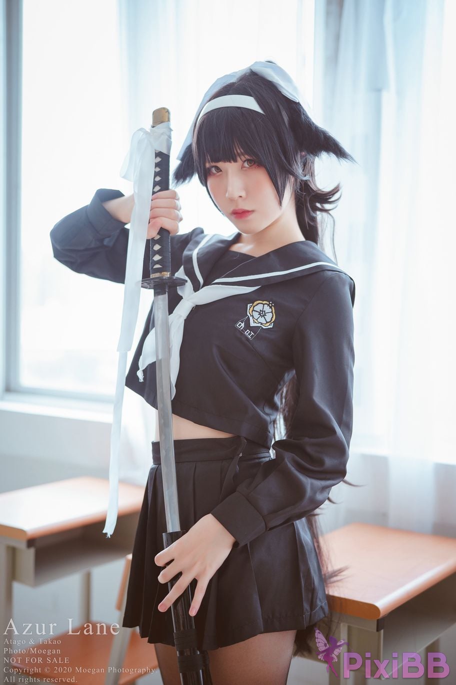 Coser Rinka and Shiina Kurumi Azur Lane Sailor Suit PixiBB.COM 009