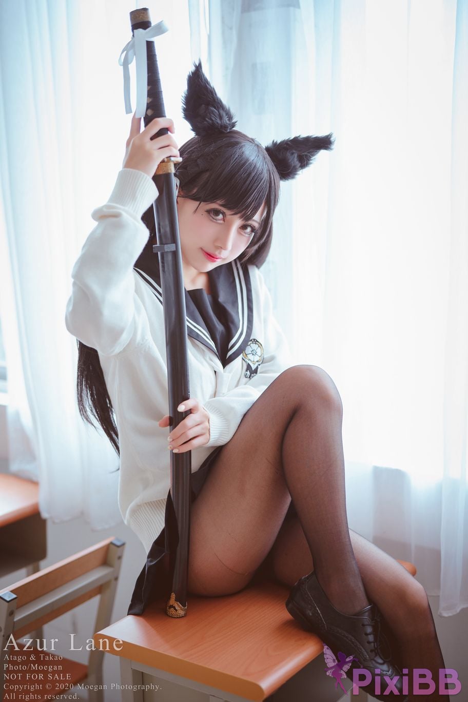 Coser Rinka and Shiina Kurumi Azur Lane Sailor Suit PixiBB.COM 012