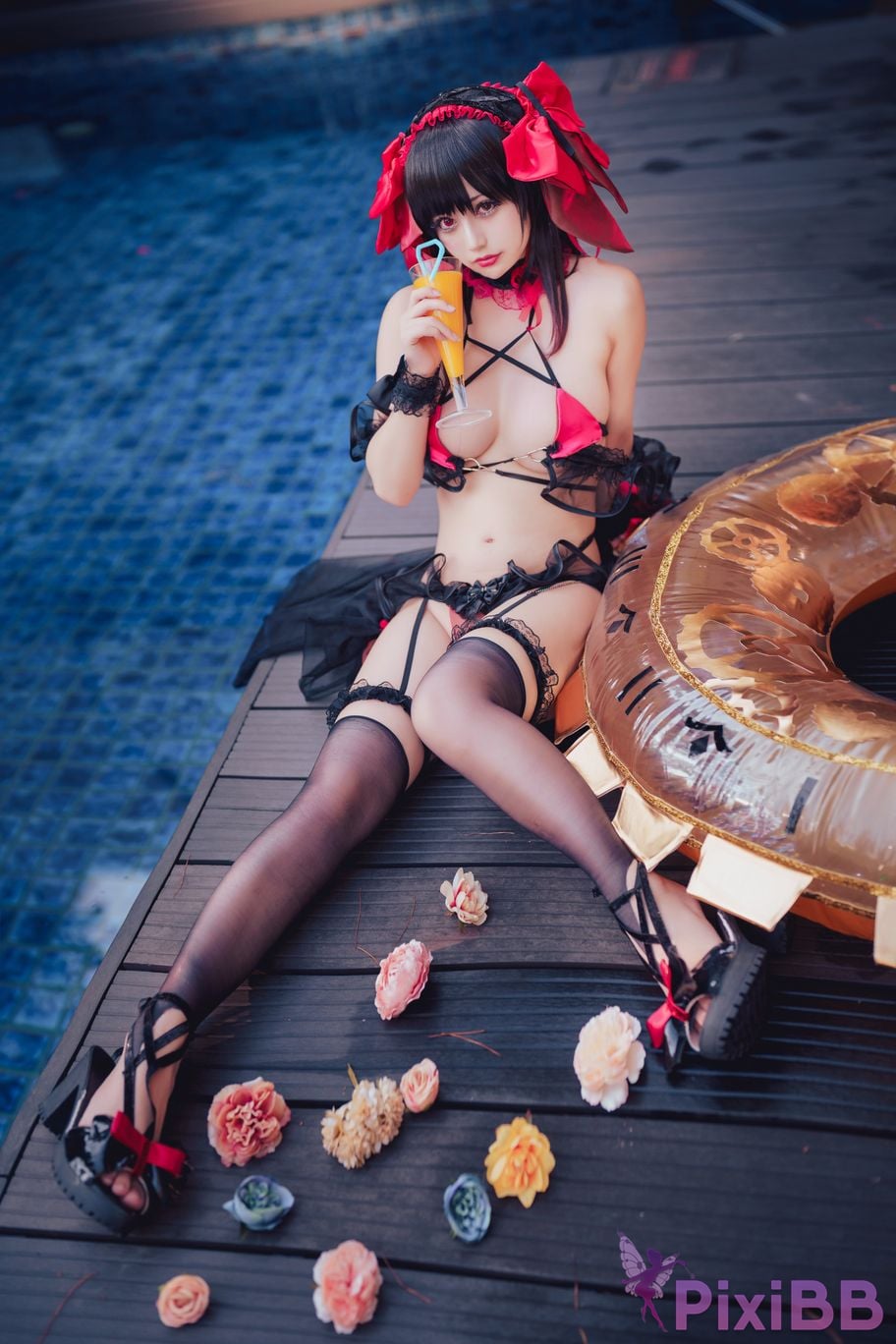 Coser Rinka Kurumi Tokisaki PixiBB.COM 015