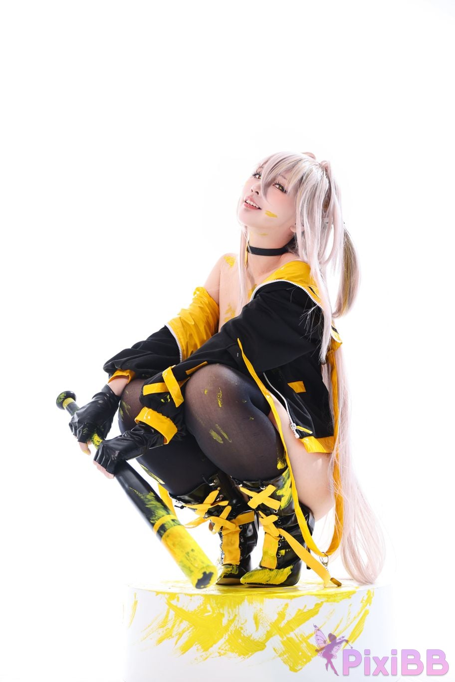 Cosplayer G44 wont get hurt Rainbow Vegetable flower star PixiBB.COM 019