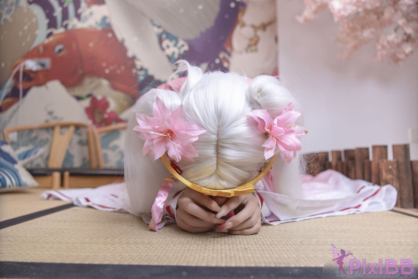 Cosplayer cotton flower Yoshino Asatake PixiBB.COM 001