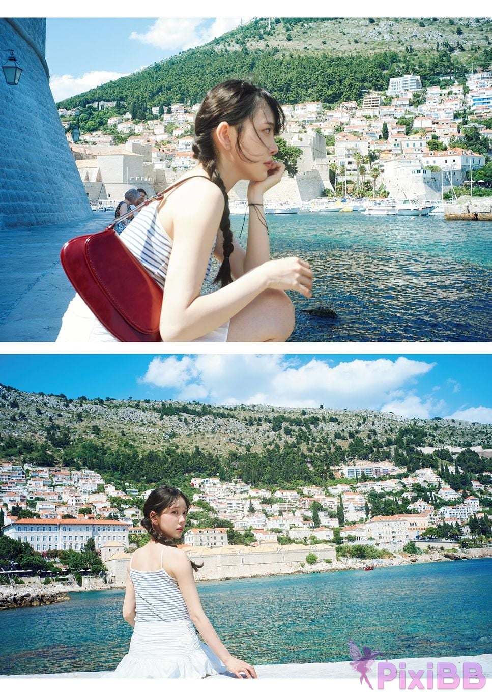 Japanese Idol Miona Hori Digital limited deluxe edition 30 Increased pages photo collection deep red aftertaste PixiBB.COM 025
