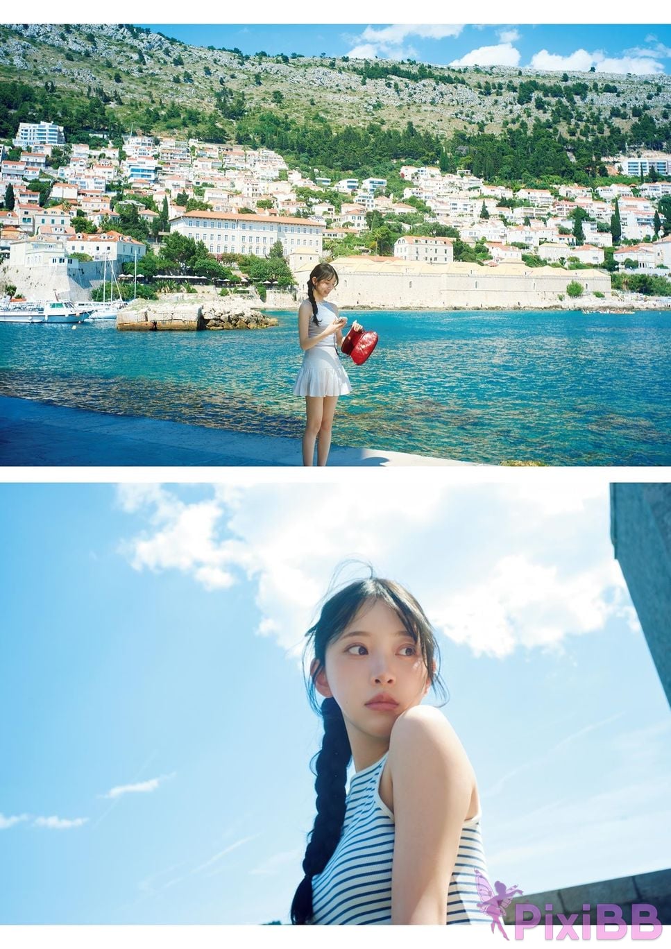 Japanese Idol Miona Hori Digital limited deluxe edition 30 Increased pages photo collection deep red aftertaste PixiBB.COM 026