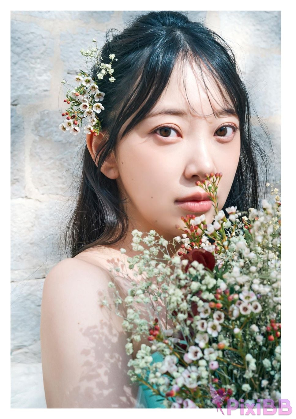Japanese Idol Miona Hori Digital limited deluxe edition 30 Increased pages photo collection deep red aftertaste PixiBB.COM 059
