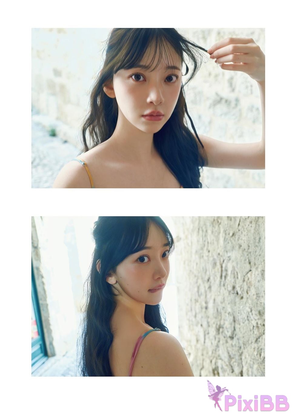 Japanese Idol Miona Hori Digital limited deluxe edition 30 Increased pages photo collection deep red aftertaste PixiBB.COM 079