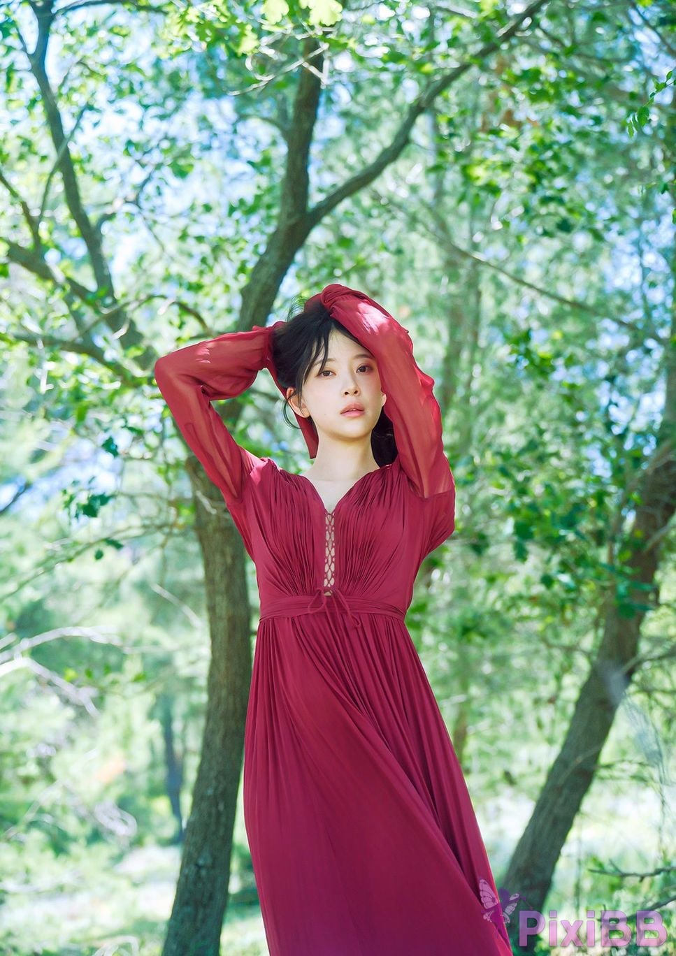Japanese Idol Miona Hori Digital limited deluxe edition 30 Increased pages photo collection deep red aftertaste PixiBB.COM 139