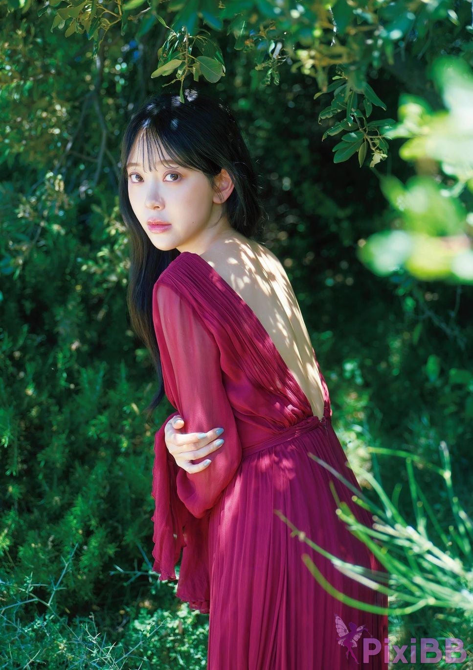 Japanese Idol Miona Hori Digital limited deluxe edition 30 Increased pages photo collection deep red aftertaste PixiBB.COM 141