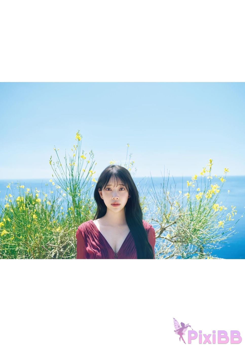 Japanese Idol Miona Hori Digital limited deluxe edition 30 Increased pages photo collection deep red aftertaste PixiBB.COM 144