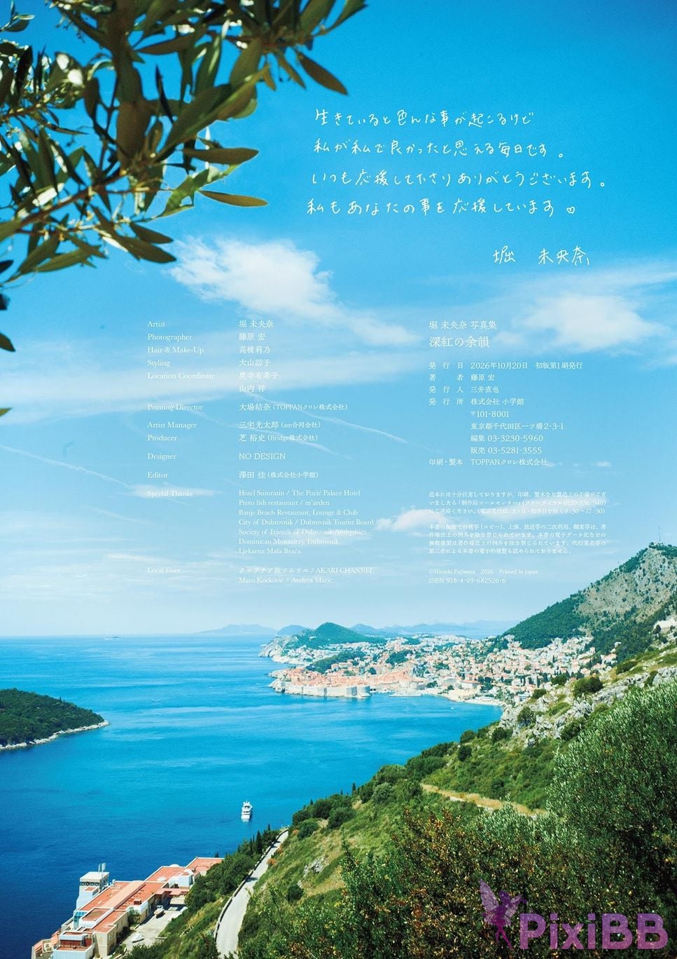 Japanese Idol Miona Hori Digital limited deluxe edition 30 Increased pages photo collection deep red aftertaste PixiBB.COM 149