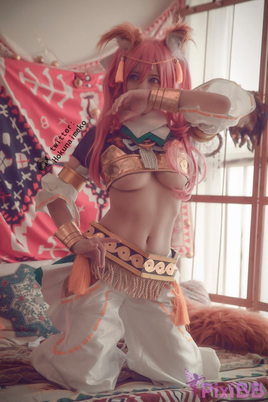 Coser Hokunaimeko Tamamo no Mae Shinwa Reisou Fate EXTRA PixiBB.COM 055