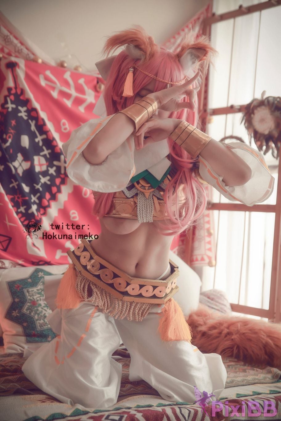 Coser Hokunaimeko Tamamo no Mae Shinwa Reisou Fate EXTRA PixiBB.COM 056